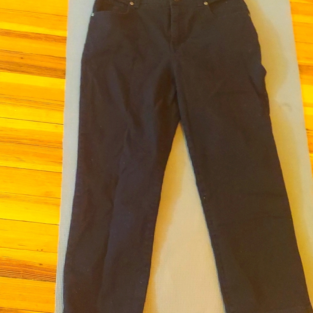 Gloria Vanderbilt 10 black jeans vintage
